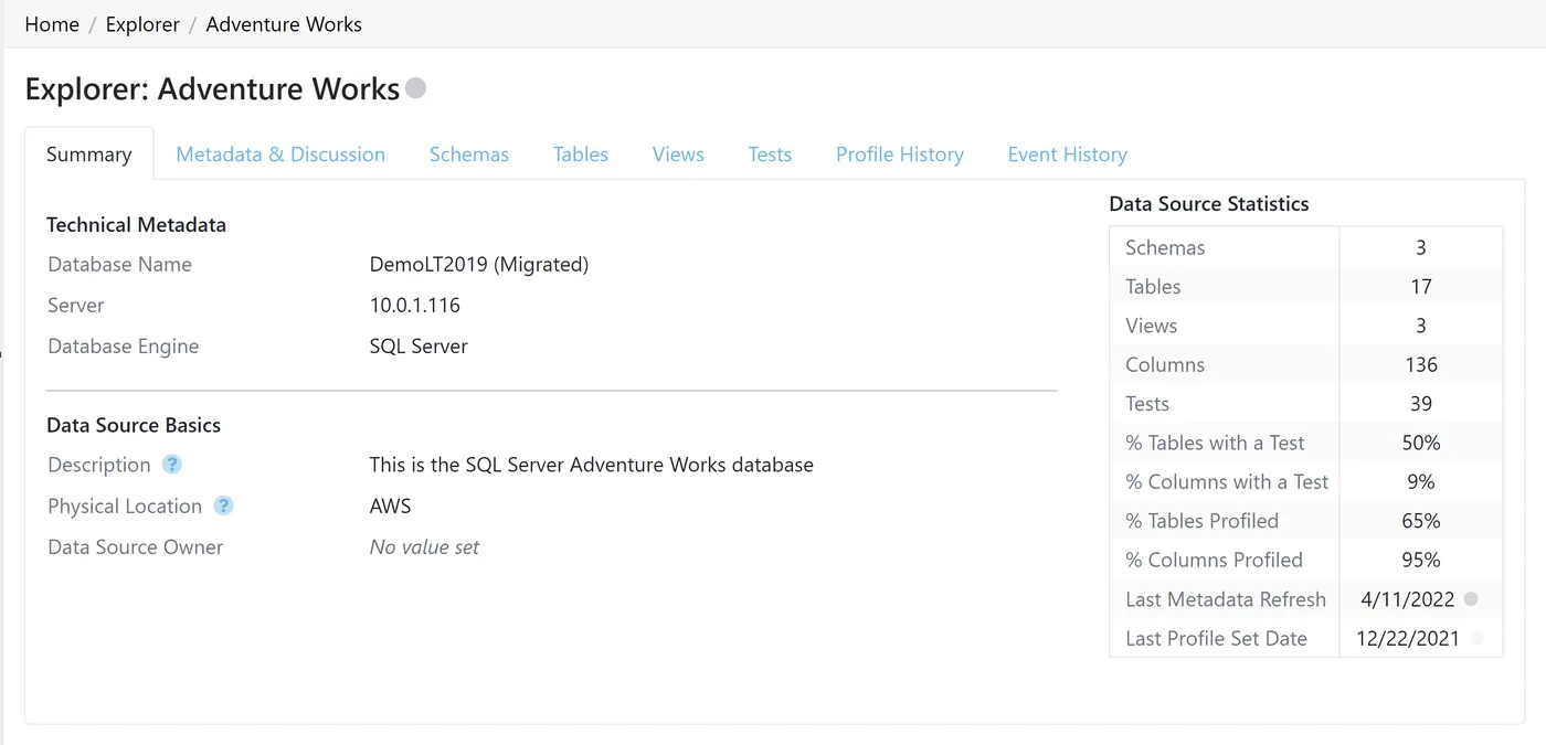 Metadata & Discussion